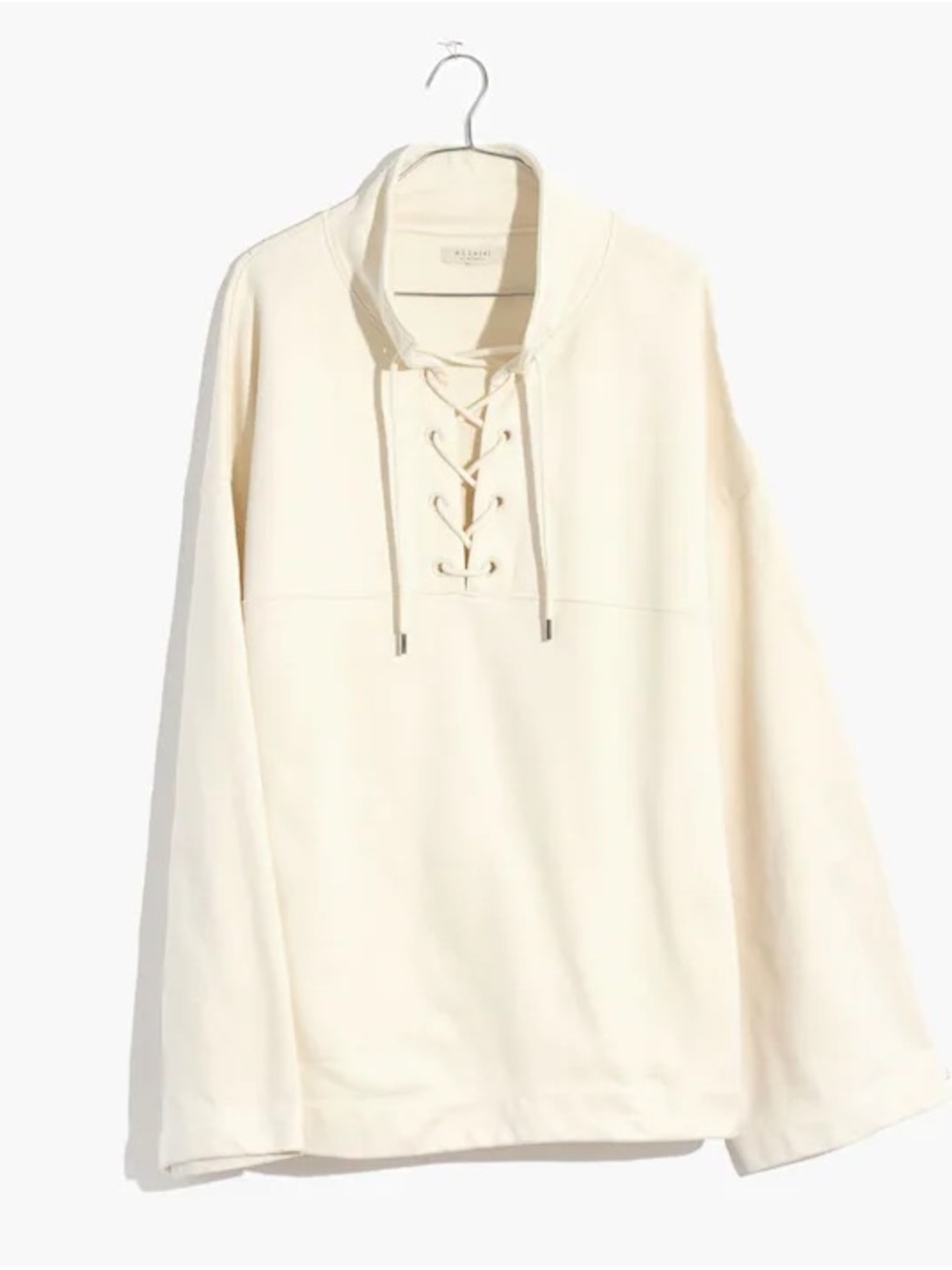 Madewell Lace Up Sweater